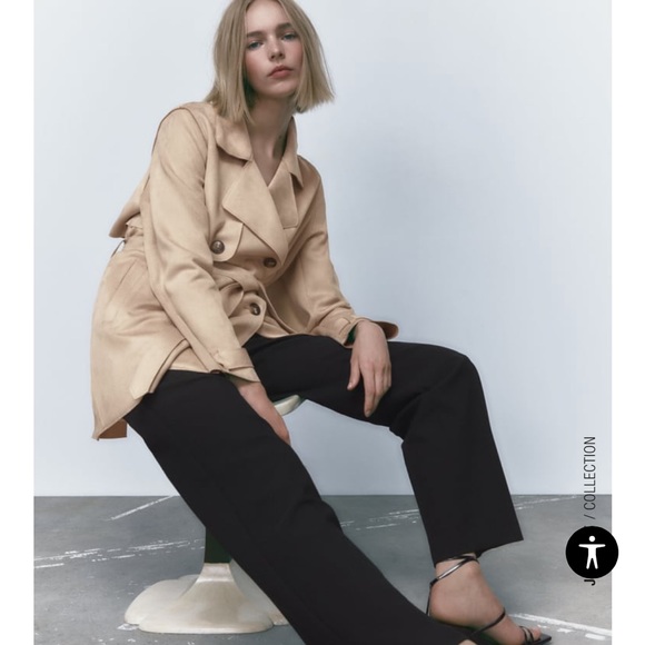 Zara faux suede jacket - Picture 6 of 8